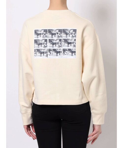 MERCURYDUO（マーキュリーデュオ）の「DC バックプリントクロップドスウェット（Tシャツ/カットソー・レディース・アイボリー/ベージュ・FREE）」の12枚目の写真