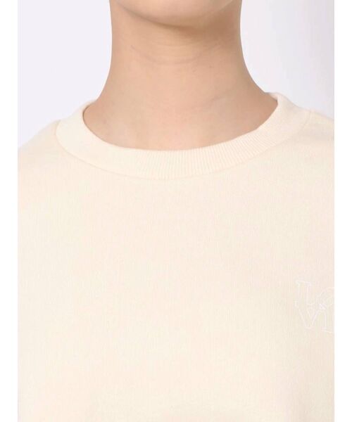 MERCURYDUO（マーキュリーデュオ）の「DC バックプリントクロップドスウェット（Tシャツ/カットソー・レディース・アイボリー/ベージュ・FREE）」の13枚目の写真