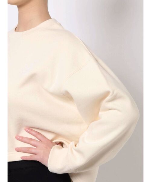 MERCURYDUO（マーキュリーデュオ）の「DC バックプリントクロップドスウェット（Tシャツ/カットソー・レディース・アイボリー/ベージュ・FREE）」の14枚目の写真