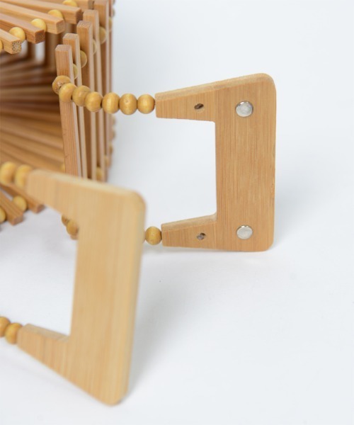 shopnikoniko（ショップニコニコ）の「丸型 かご バッグ 2way（かごバッグ・レディース・ベージュ・フリー）」の14枚目の写真