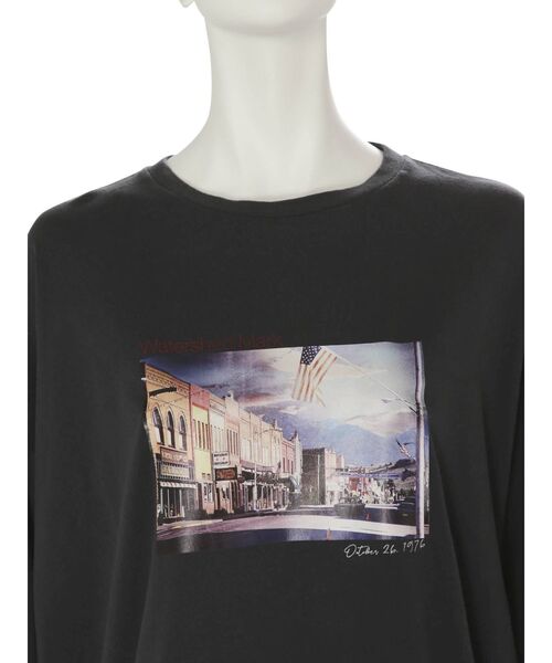 Ungrid（アングリッド）の「フォトデザインロゴロングスリーブTee（Tシャツ/カットソー・レディース・オフホワイト/チャコールグレー・FREE）」の20枚目の写真