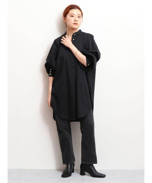 Ungrid（アングリッド）の「ボリュームスリーブドレスシャツ（シャツ/ブラウス・レディース・オフホワイト/ブラック・FREE）」の8枚目の写真