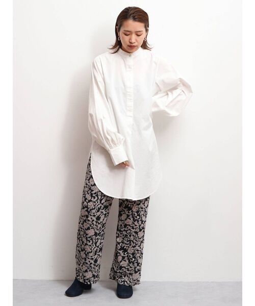 Ungrid（アングリッド）の「ボリュームスリーブドレスシャツ（シャツ/ブラウス・レディース・オフホワイト/ブラック・FREE）」の13枚目の写真
