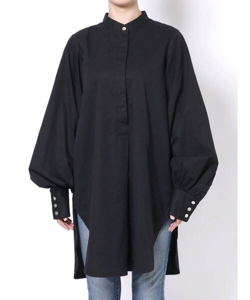 Ungrid（アングリッド）の「ボリュームスリーブドレスシャツ（シャツ/ブラウス・レディース・オフホワイト/ブラック・FREE）」の12枚目の写真