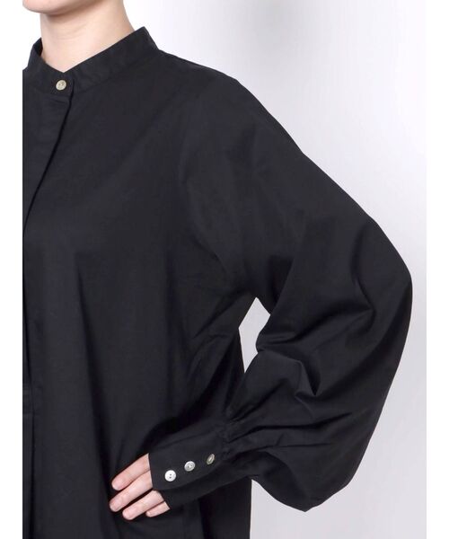 Ungrid（アングリッド）の「ボリュームスリーブドレスシャツ（シャツ/ブラウス・レディース・オフホワイト/ブラック・FREE）」の9枚目の写真