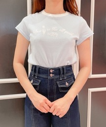 lilLilly | リンガープリントTシャツ(Tシャツ/カットソー)