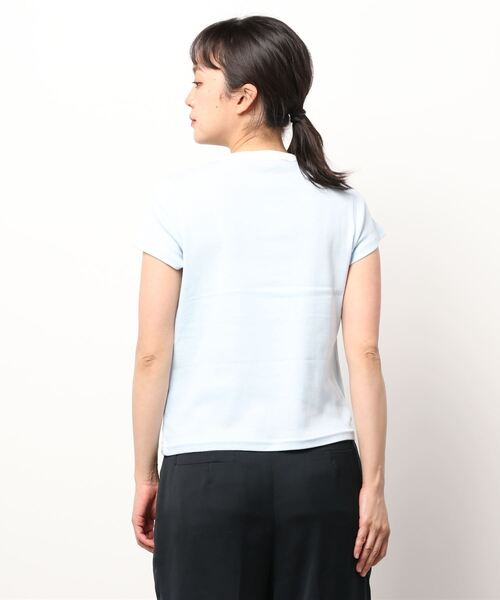 lilLilly(リルリリー)の「リンガープリントTシャツ(Tシャツ/カットソー・レディース・ブラック/レッド/ブルー/ホワイト・FREE)」の9枚目の写真