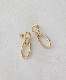 MADEMOISELLE ROPE' | メタルコンビモチーフピアス(ピアス（両耳用）)