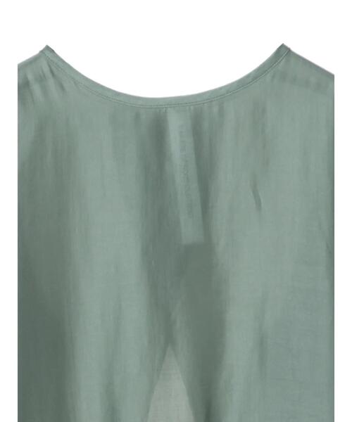 GARAGE OF GOOD CLOTHING(ガレージオブグッドクロージング)の「シースルー半袖ワンピース*(ワンピース・レディース・ブラック/ベージュ/カーキ・FREE)」の22枚目の写真