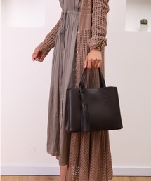 【Ungrid/アングリッド】ビッグタッセル ハンドバッグ