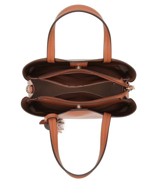 Ungrid(アングリッド)の「【Ungrid/アングリッド】ビッグタッセル ハンドバッグ(ハンドバッグ・レディース・ブラック/ダークブラウン/ベージュ/オリーブ/カーキ/アイボリー/ベージュ系その他/ブルー系その他/キャメル/スモークピンク/ワイン/ダークベージュ・FREE)」の16枚目の写真