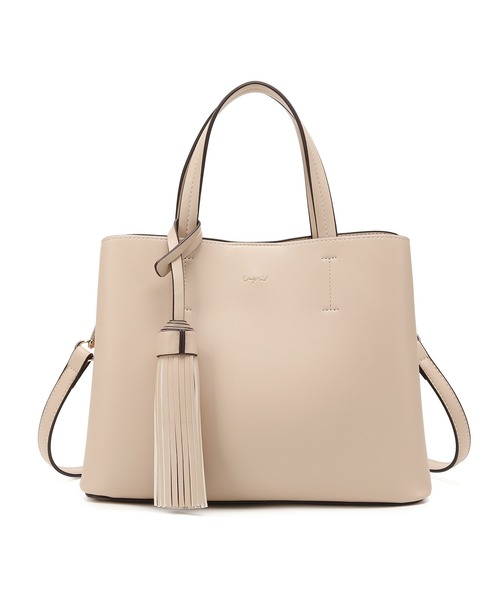 Ungrid(アングリッド)の「【Ungrid/アングリッド】ビッグタッセル ハンドバッグ(ハンドバッグ・レディース・ブラック/ダークブラウン/ベージュ/オリーブ/カーキ/アイボリー/ベージュ系その他/ブルー系その他/キャメル/スモークピンク/ワイン/ダークベージュ・FREE)」の22枚目の写真