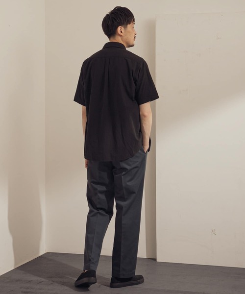 URBAN RESEARCH DOORS（アーバンリサーチドアーズ）の「マイクロサッカー レギュラーカラーシャツ（シャツ/ブラウス・メンズ・グレー/イエロー/ブラック・38/40）」の15枚目の写真