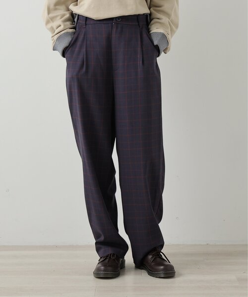 DOUBLE NAME（ダブルネーム）の「ハンド風ステッチゆるテーパードパンツ（その他パンツ・レディース・ブラック/ネイビー/ブラウン・FREE）」の3枚目の写真