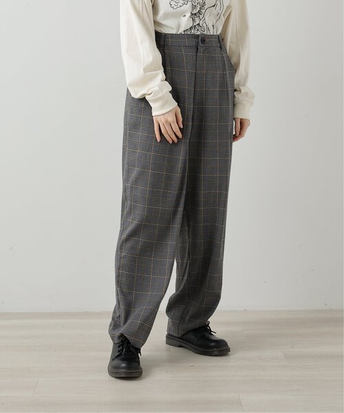 DOUBLE NAME（ダブルネーム）の「ハンド風ステッチゆるテーパードパンツ（その他パンツ・レディース・ブラック/ネイビー/ブラウン・FREE）」の11枚目の写真