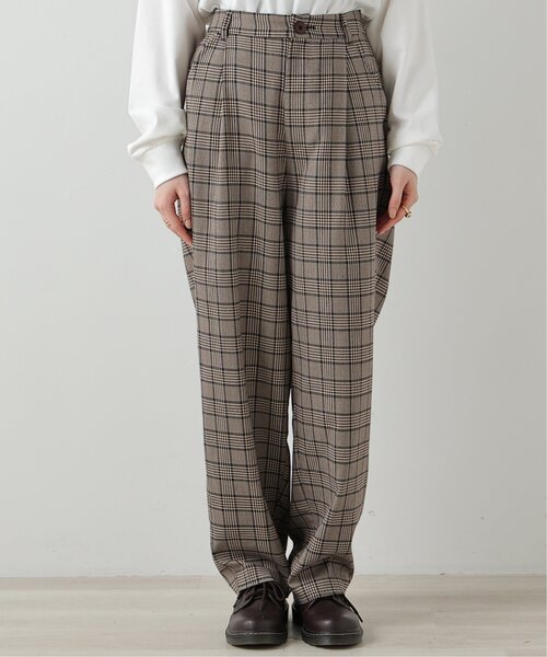 DOUBLE NAME（ダブルネーム）の「ハンド風ステッチゆるテーパードパンツ（その他パンツ・レディース・ブラック/ネイビー/ブラウン・FREE）」の15枚目の写真