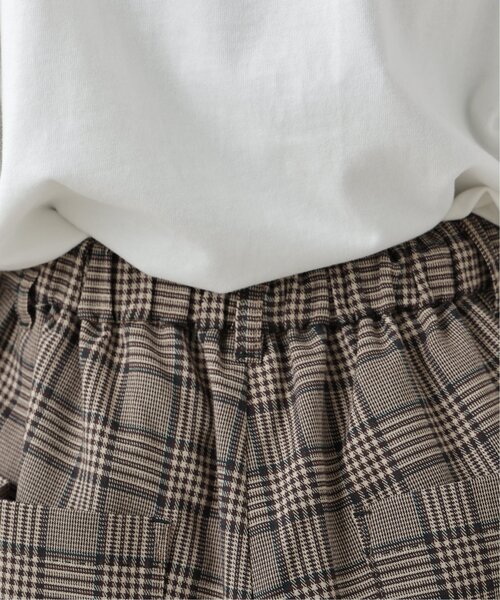 DOUBLE NAME（ダブルネーム）の「ハンド風ステッチゆるテーパードパンツ（その他パンツ・レディース・ブラック/ネイビー/ブラウン・FREE）」の7枚目の写真