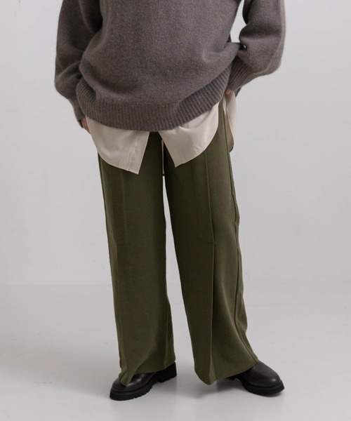 LAATO(ラート)の「TACK SWEAT PANTS(その他パンツ・レディース・カーキ/オフホワイト・FREE)」の8枚目の写真