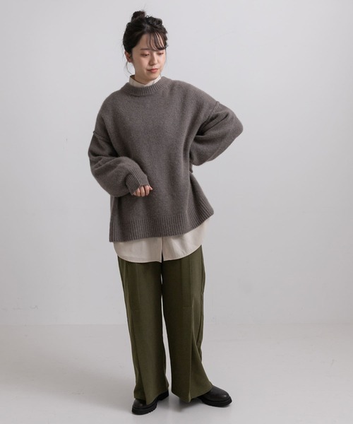 LAATO(ラート)の「TACK SWEAT PANTS(その他パンツ・レディース・カーキ/オフホワイト・FREE)」の9枚目の写真