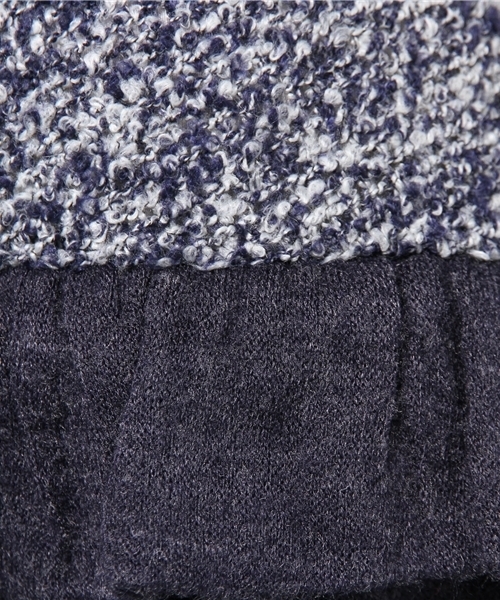 mystic（ミスティック）の「ブークレー切替プルオーバー（Tシャツ/カットソー・レディース・グレー/ネイビー/ブラック・ﾌﾘ-）」の10枚目の写真