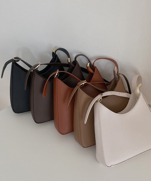 LAUIR（ラウアー）の「ラウンドショルダーバッグ（ショルダーバッグ・レディース・ダークブラウン/ホワイト/ベージュ系その他/ブラック/ブラウン系その他・FREE）」の19枚目の写真