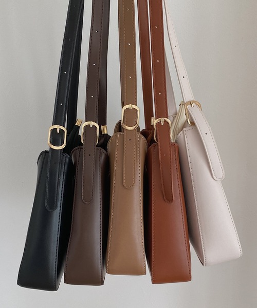 LAUIR（ラウアー）の「ラウンドショルダーバッグ（ショルダーバッグ・レディース・ダークブラウン/ホワイト/ベージュ系その他/ブラック/ブラウン系その他・FREE）」の21枚目の写真