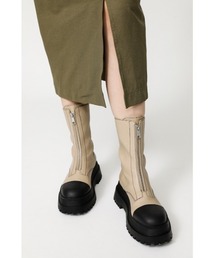 ZIP UP TRACK SOLE BOOTS ジップアップ トラックソール ブーツ