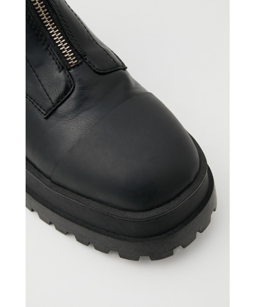 SLY（スライ）の「ZIP UP TRACK SOLE BOOTS ジップアップ トラックソール ブーツ（ブーツ・レディース・ブラック/ベージュ・MEDIUM/LARGE/SMALL）」の5枚目の写真