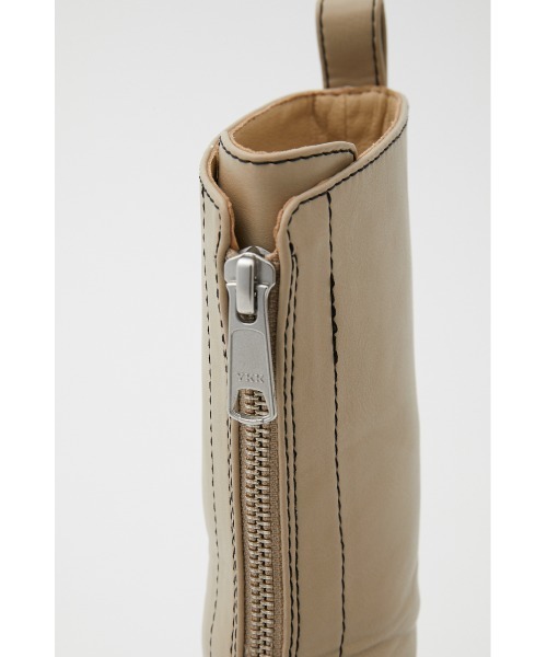 SLY（スライ）の「ZIP UP TRACK SOLE BOOTS ジップアップ トラックソール ブーツ（ブーツ・レディース・ブラック/ベージュ・MEDIUM/LARGE/SMALL）」の8枚目の写真