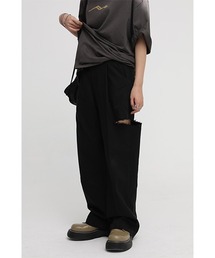 【MASONPRINCE】Side damage slit denim pants SK2035