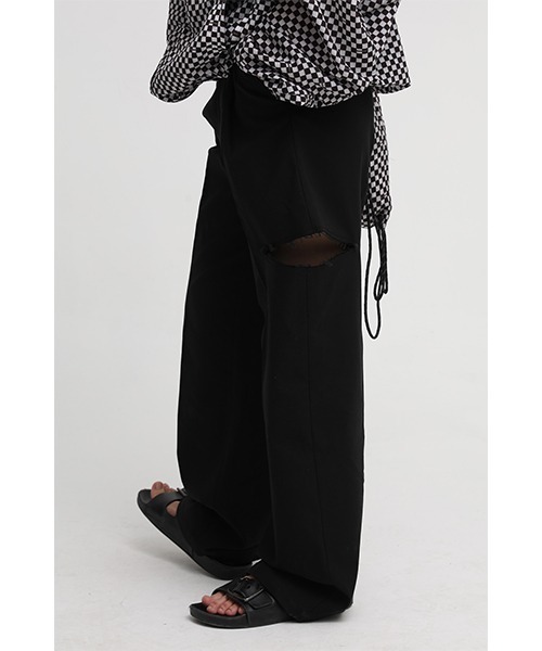 MASONPRINCE(メイソンプリンス)の「【MASONPRINCE】Side damage slit denim pants SK2035(スラックス・メンズ・ブラック・L/XL/M/S)」の14枚目の写真