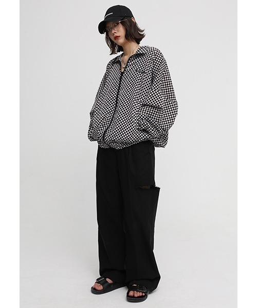 MASONPRINCE(メイソンプリンス)の「【MASONPRINCE】Side damage slit denim pants SK2035(スラックス・メンズ・ブラック・L/XL/M/S)」の15枚目の写真