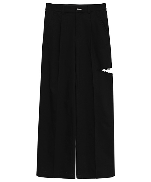 MASONPRINCE(メイソンプリンス)の「【MASONPRINCE】Side damage slit denim pants SK2035(スラックス・メンズ・ブラック・L/XL/M/S)」の16枚目の写真