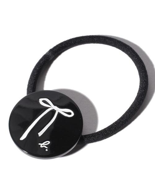 agnes b.(アニエスベー)の「GM58 E ELASTIQUE リボンモチーフヘアアクセサリー(その他ヘアアクセサリー・キッズ・ブラック・UNI)」の1枚目の写真