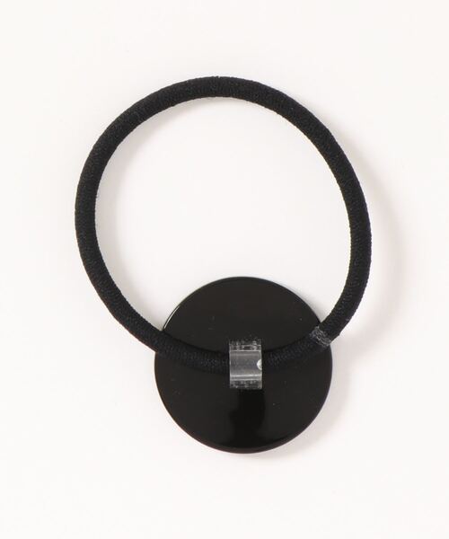 agnes b.(アニエスベー)の「GM58 E ELASTIQUE リボンモチーフヘアアクセサリー(その他ヘアアクセサリー・キッズ・ブラック・UNI)」の2枚目の写真