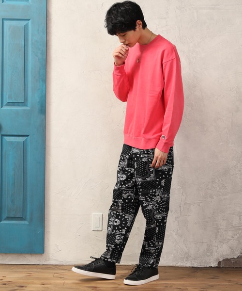 Beno(ビーノ)の「ワイド テーパード イージーシェフパンツ(チノパンツ・メンズ・ブラック系その他3/ネイビー/オリーブ/ベージュ系その他/ベージュ/ブルー系その他/ダークインディゴブルー/ライトインディゴブルー/オフホワイト/ブラウン系その他3/ブラウン系その他/ブラック/ブラウン系その他2・L/M/XL)」の20枚目の写真