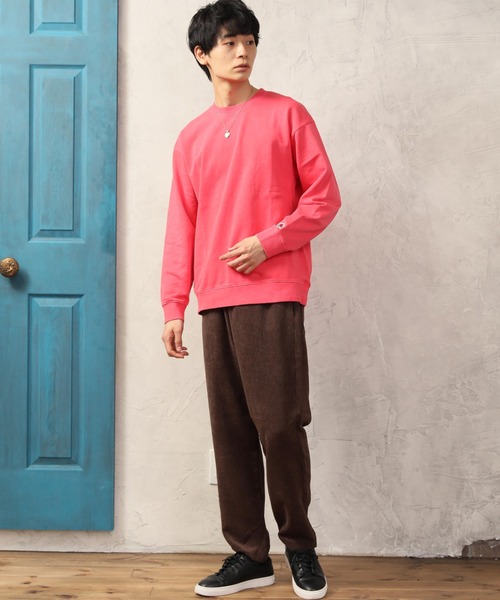 Beno(ビーノ)の「ワイド テーパード イージーシェフパンツ(チノパンツ・メンズ・ブラック系その他3/ネイビー/オリーブ/ベージュ系その他/ベージュ/ブルー系その他/ダークインディゴブルー/ライトインディゴブルー/オフホワイト/ブラウン系その他3/ブラウン系その他/ブラック/ブラウン系その他2・L/M/XL)」の22枚目の写真