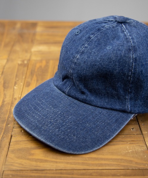 newhattan（ニューハッタン）の「NEWHATTAN Baseball Low Cap-denim（キャップ・メンズ・ライトブルー/ブラック/ダークブルー/ダークブラック・FREE）」の6枚目の写真