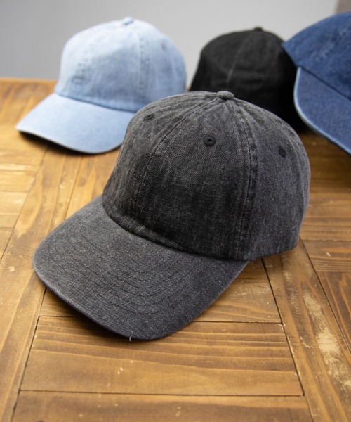 newhattan（ニューハッタン）の「NEWHATTAN Baseball Low Cap-denim（キャップ・メンズ・ライトブルー/ブラック/ダークブルー/ダークブラック・FREE）」の14枚目の写真