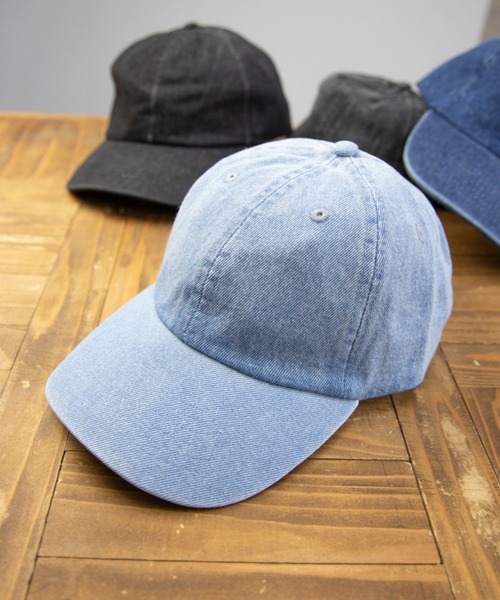 newhattan（ニューハッタン）の「NEWHATTAN Baseball Low Cap-denim（キャップ・メンズ・ライトブルー/ブラック/ダークブルー/ダークブラック・FREE）」の13枚目の写真