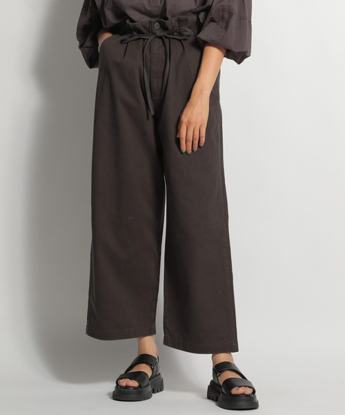 niko and...（ニコアンド）の「ビッグダディパンツ（その他パンツ・レディース・クリーム/ブラウン/チャコール・MEDIUM/LARGE）」の2枚目の写真