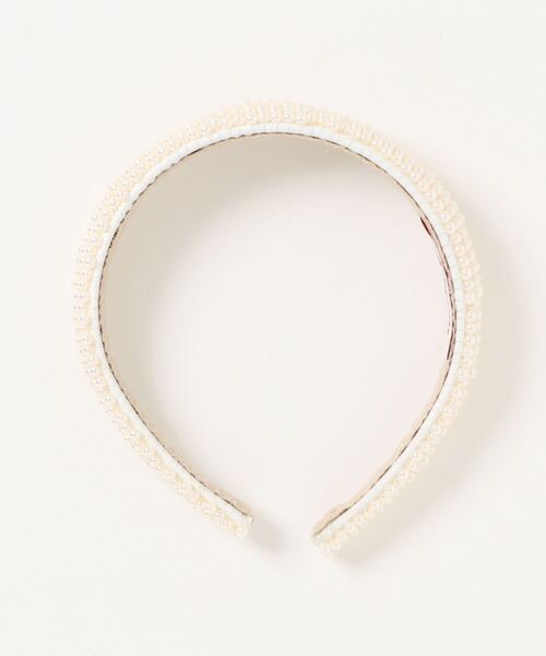 Areeam（アリーム）の「パールボリュームカチューシャ（カチューシャ・レディース・ホワイト・FREE）」の2枚目の写真