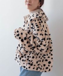 BeAMS DOT | 【WEB限定】BeAMS DOT / ダルメシアン柄 ファーブルゾン(ブルゾン)