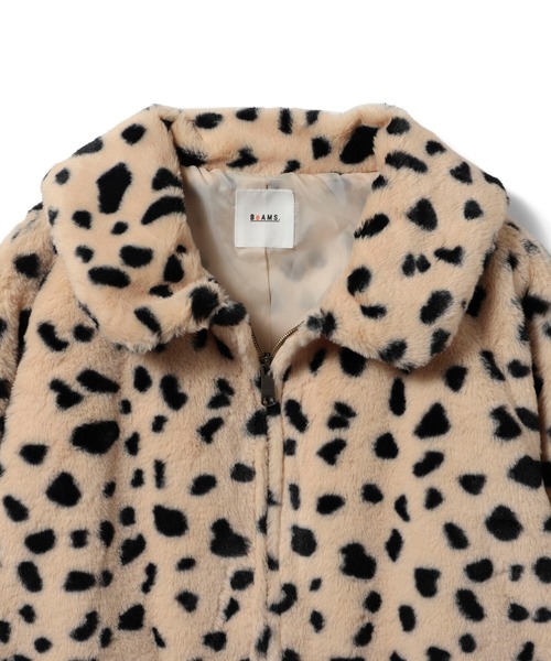 BeAMS DOT（ビームスドット）の「BeAMS DOT / ダルメシアン柄 ファーブルゾン（ブルゾン・レディース・ホワイト系その他5/ブラウン・FREE）」の17枚目の写真
