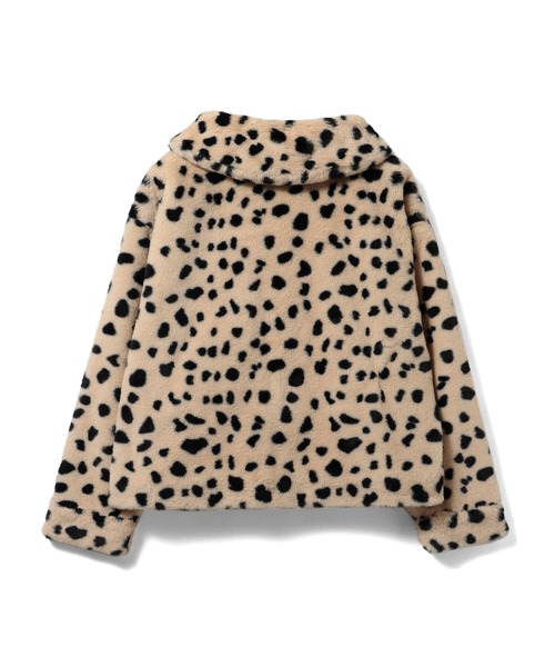BeAMS DOT（ビームスドット）の「BeAMS DOT / ダルメシアン柄 ファーブルゾン（ブルゾン・レディース・ホワイト系その他5/ブラウン・FREE）」の20枚目の写真
