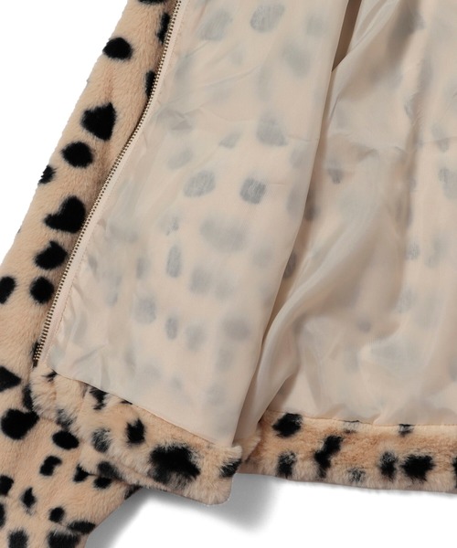 BeAMS DOT（ビームスドット）の「BeAMS DOT / ダルメシアン柄 ファーブルゾン（ブルゾン・レディース・ホワイト系その他5/ブラウン・FREE）」の8枚目の写真