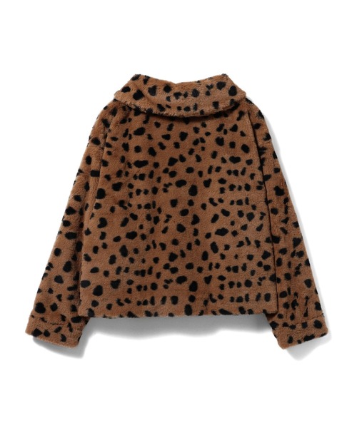 BeAMS DOT（ビームスドット）の「BeAMS DOT / ダルメシアン柄 ファーブルゾン（ブルゾン・レディース・ホワイト系その他5/ブラウン・FREE）」の16枚目の写真