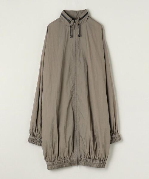 ASTRAET（アストラット）の「＜ASTRAET（アストラット）＞スソゴム スタンドカラー ナイロンブルゾン（ナイロンジャケット・レディース・ブラック/モカ・FREE）」の18枚目の写真