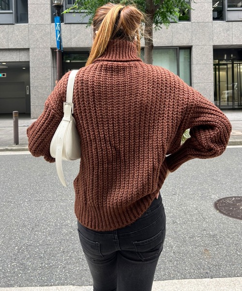 Twinkle;pm（トゥインクルピーエム）の「タートルネックケーブル編み