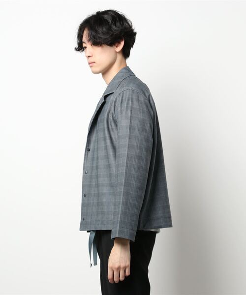 Curly（カーリー）の「＃【CURLY&Co./カーリー】CLIFTON MIL SHIRCKET "Check"（ブルゾン・メンズ・グレー・2/1）」の3枚目の写真